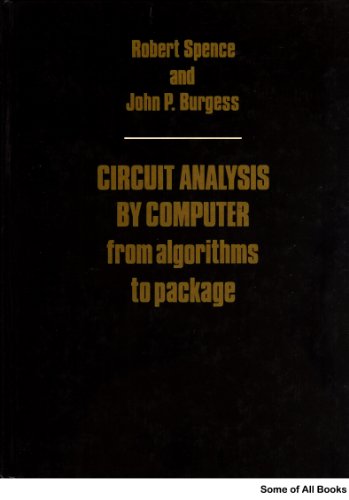 9780131340244: Circuit Analysis by Computer: From Algorithm to Package