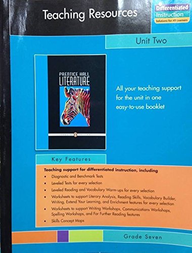 9780131341951: Prentice Hall Literature Penguin Edition Teaching Resources Unit 2: Short Stories Grade 7 2007c