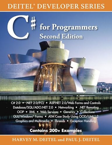 C# for Programmers (9780131345911) by Deitel, Harvey M.; Deitel, Paul J.