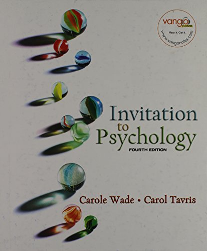 9780131347441: Invitation to Psychology