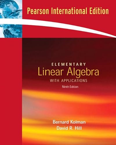 9780131350632: Elementary Linear Algebra with Applications:International Edition