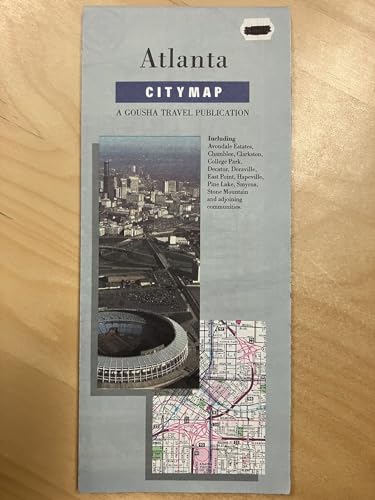 Stock image for Atlanta City Map (A Gousha Travel Publication) for sale by Wonder Book