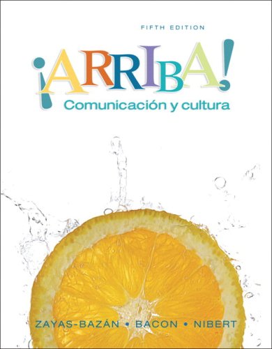 Stock image for Arriba: Comunicacion y cultura Student Edition Value Pack (includes Quick Guide to Spanish Grammar & Student Activities Manual for Arriba! Comunicacin y cultura ) for sale by Iridium_Books
