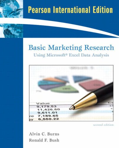 9780131354210: Basic Marketing Research Using Microsoft Excel Data Analysis: International Edition