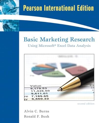 Stock image for Basic Marketing Research Using Microsoft Excel Data Analysis: International Edition for sale by Ammareal
