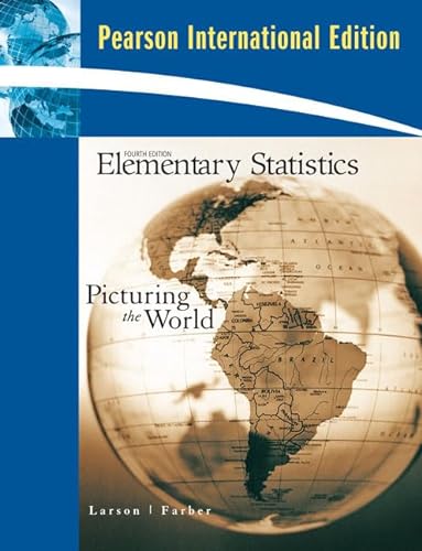 9780131354227: Elementary Statistics: Picturing the World: International Edition