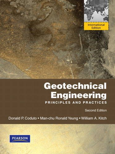 Beispielbild fr Geotechnical Engineering: Principles & Practices: International Edition zum Verkauf von Books Unplugged