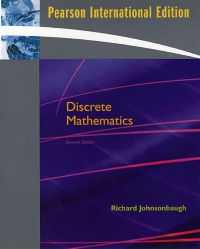 Beispielbild fr Discrete Mathematics zum Verkauf von ThriftBooks-Dallas