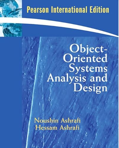 Stock image for Object Oriented Systems Analysis and Design : International Edition for sale by Better World Books Ltd