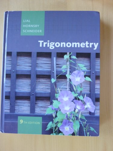 Beispielbild fr Trigonometry zum Verkauf von Better World Books