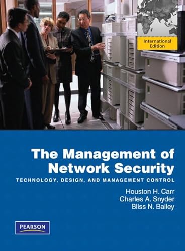 9780131355064: Management of Network Security:International Edition