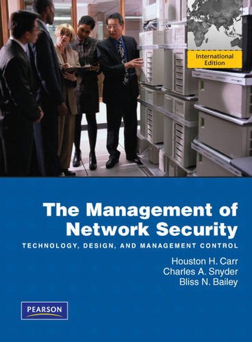 9780131355064: Management of Network Security: International Edition