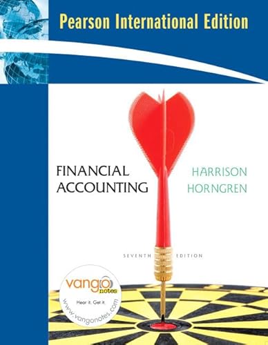 9780131355576: Financial Accounting: International Edition