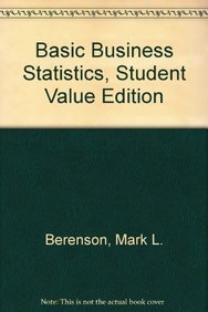 Stock image for Basic Business Statistics, Student VaBerenson, Mark L; Levine, David for sale by Iridium_Books