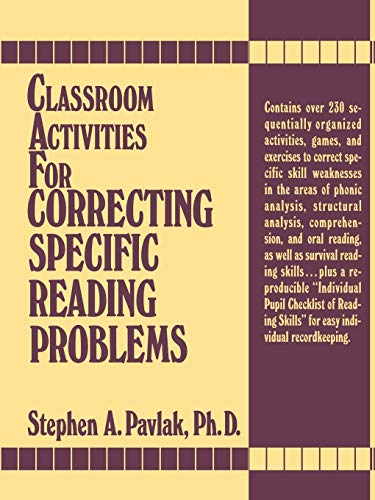 Classroom Activities for Correcting Specific Reading Problems