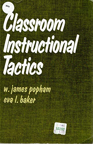Beispielbild fr Classroom Instructional Tactics zum Verkauf von BookHolders