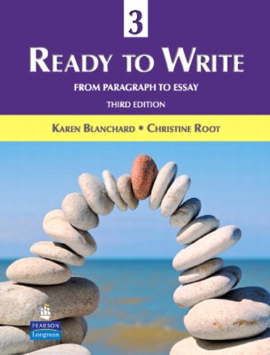 Imagen de archivo de Ready to Write 3: From Paragraph to Essay (3rd Edition) a la venta por ZBK Books