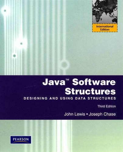 9780131364271: Java Software Structures:Designing and Using Data Structures: International Edition
