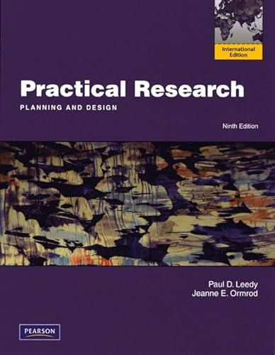 Beispielbild fr Practical Research: Planning and Design: International Edition zum Verkauf von WorldofBooks
