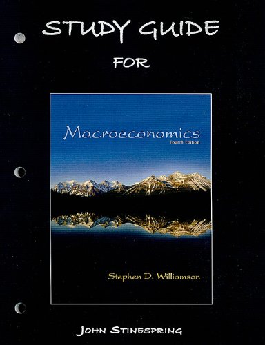 Stock image for Study Guide for Macroeconomics for sale by ThriftBooks-Dallas