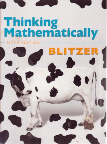 9780131369054: Thinking Mathematically