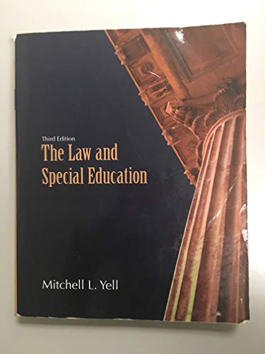 Stock image for The Law and Special Education (3rd Edition) for sale by Goodwill of Colorado