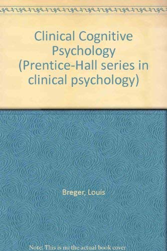 9780131376205: Clinical Cognitive Psychology