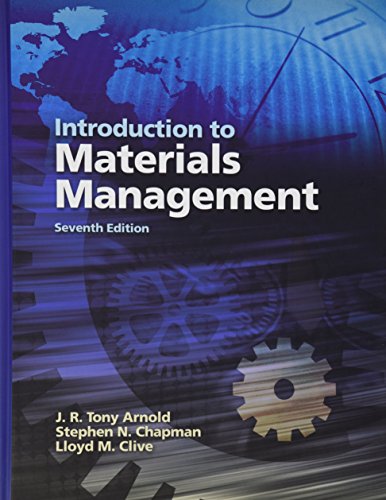 Imagen de archivo de Introduction to Materials Management a la venta por Better World Books