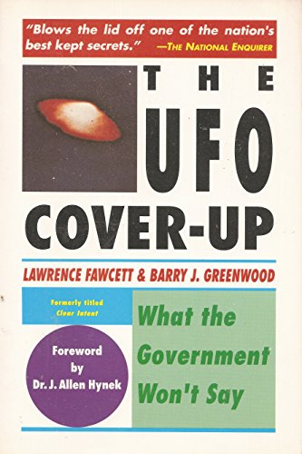 Beispielbild fr UFO Coverup : What the Government Won't Say zum Verkauf von Better World Books