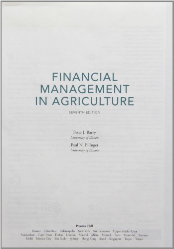 Financial Management in Agriculture: Student Value Edition (9780131377585) by Ellinger, Paul N.; Hopkin, John A.; Sherrick, Bruce J.