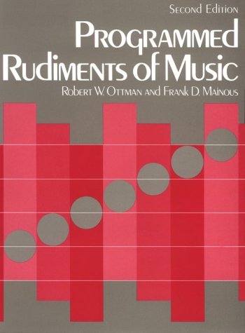 9780131380424: Programmed Rudiments of Music