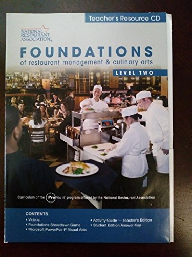 9780131380691 teacher s resource cd for foundations of restaurant