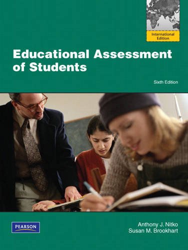 9780131382886: Educational Assessment of Students: International Edition