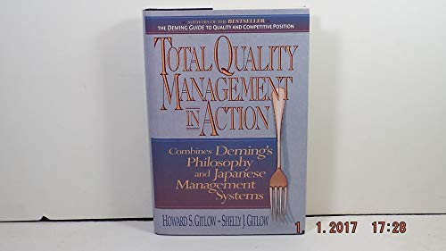 Imagen de archivo de Total Quality Management in Action a la venta por Better World Books