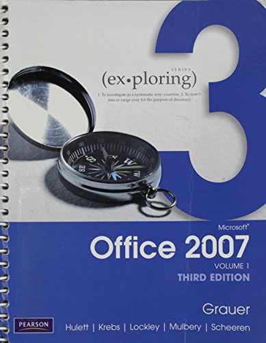 Technology In Action, Complete Version, Exploring Microsoft Office 2007 Vol. 1, and myitlab Access Card for Office 2007 Package (7th Edition) (9780131388826) by Evans, Alan; Martin, Kendall; Poatsy, Mary Anne