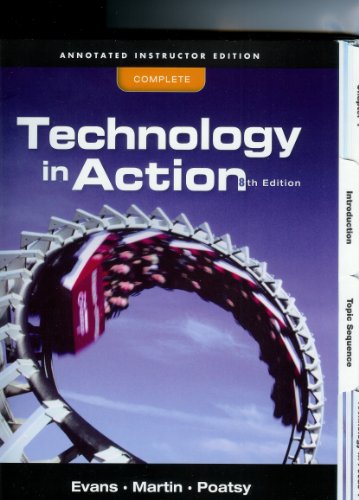 Stock image for Annotated Instructor's Edition for Technology in Action, Complete, 8E for sale by Wonder Book