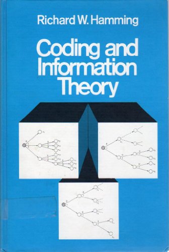 Coding and information theory (9780131391390) by Richard W. Hamming