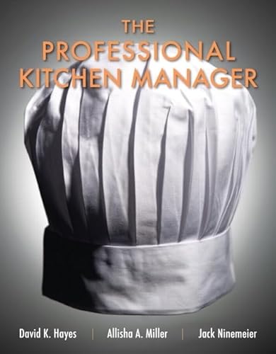 Beispielbild fr The Professional Kitchen Manager zum Verkauf von BookHolders