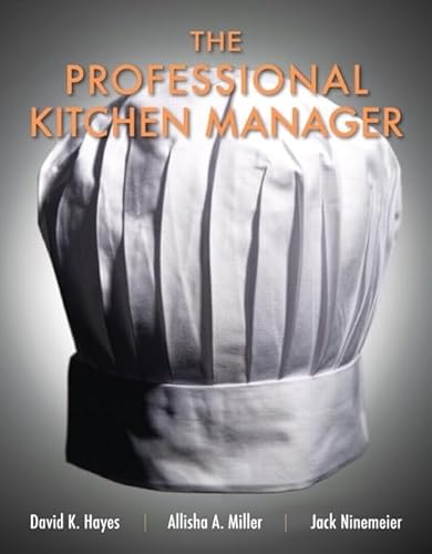 Stock image for Professional Kitchen Manager, The for sale by BooksRun