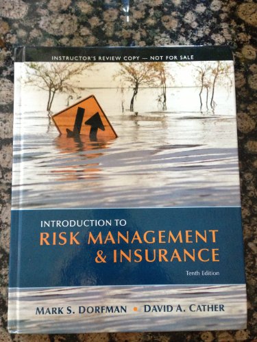 Stock image for Introduction to Risk Management and Insurance (10th Edition) (Prentice Hall Series in Finance) for sale by Wrigley Books