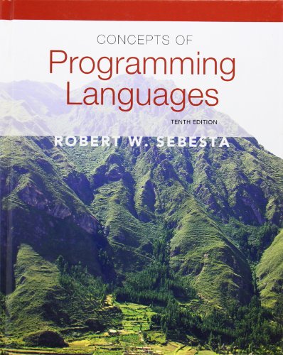 Concepts Of Programming Languages, 10Th Edn - Sebesta, Robert W.