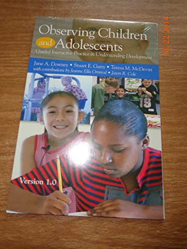 Stock image for Observing Children and Adolescents CD for sale by SecondSale