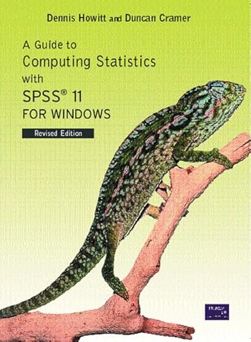 Imagen de archivo de Guide to Computing Statistics with Spss 11 for Windows a la venta por Books Puddle