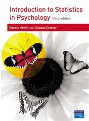 Stock image for Introduction to Statistics in Psychology (Third Edition) for sale by Cambridge Rare Books