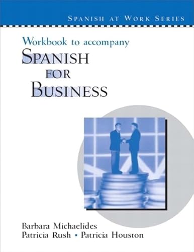 Imagen de archivo de Workbook for Spanish for Business a la venta por Revaluation Books