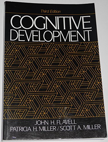 Beispielbild fr Cognitive Development zum Verkauf von Wonder Book