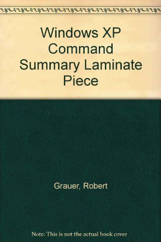 Stock image for Windows XP Command Summary Laminate Piece for sale by Wonder Book