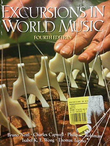 Imagen de archivo de Excursions in World Music a la venta por Discover Books