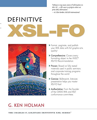 9780131403741: Definitive XSL-FO (The Charles F. Goldfarb Definitive Xml Series)