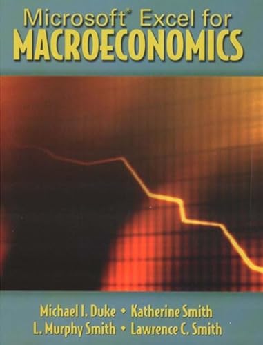 Stock image for Microsoft Excel for Macroeconomics for sale by Ergodebooks